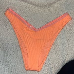 Aerie, High cut cheeky swim bottoms Size Large